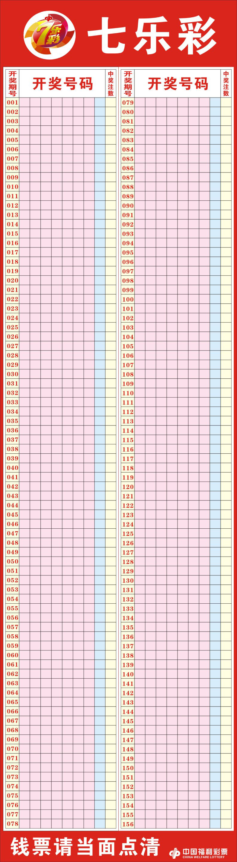 七乐彩100走势图表_七乐彩100走势图综合版